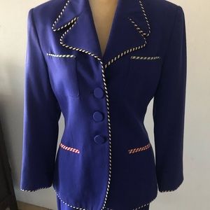 Lolita lempicka suit cobolt blue